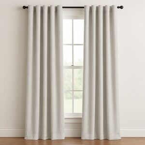 Lauren Ralph Lauren Home Silver Faux Curtain Panels Set 2( 50x96)‎ Textured Long